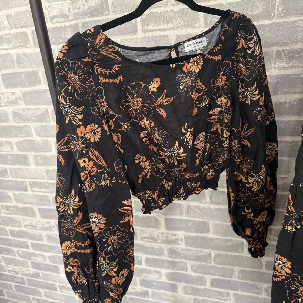 Charlie Holiday Floral Two-Piece Dress Set - Picture 3 of 4